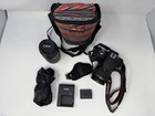 Canon Eos Rebel T7 Dslr Camera W 18-55mm   75-300mm Lenses  Charger   Bag Bundle