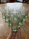 10x Vintage Coca-cola  genuine Glass  6 25 Oz All W original Manufacturing Label