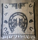 Mexican Gaban Blanket Poncho Boy s Horse Themed Fleece Reversible Emisa Textiles