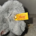 Steiff Hucky Gray Elephant Plush Stuffed Animal Toy 08522 W  Tags Button In Ear