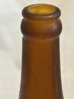 Antique Amber Beer Bottle Hand Blown Pre-prohibition C 1890   1910