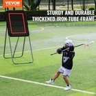Vevor 3x4ft Lacrosse Baseball Rebounder Softball Bounce Pinchback Net Adjustable