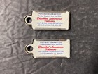 Vintage July 1960 Missouri Keychain License Plate Tag Pair  M72-126