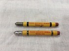 2 Old Pfister Hybrids Seed Corn Advertising Bullet Pencils Monroe Iowa  29