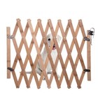 Expandable Accordion Baby Gate Wooden Pet Folding Fence Isolation Protectiongate