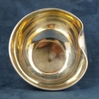 Tiffany   Co  X Elsa Peretti Sterling Silver Thumbprint Bowl  5  - Free Ship Usa
