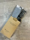 New 2 Outlet 3 Usb Port Surge Protector Power Strip Braided Cord Charger