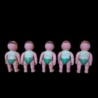 Renwal Usa Hard Plastic Dollhouse Baby Doll Kewpie No 8  Lot Of 5 Vintage 1950 s
