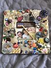 Vintage Jewelry Decorated Art Picture Frame Rhinestone Embellished 4x6 Photo