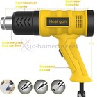 2000w Heat Gun Electric Hot Air Gun Stepless Temperature Heater 4 Nozzles Tool