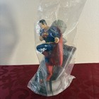 New Vintage Superman Pvc Coin Bank Planet Building Dc Comics