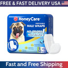 Dog Wraps Male Absorbent Leak-proof Breathable 50 Count Small Incontinence