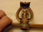 Vintage Cleveland Sidewall Fire Helmet Brass Sprinkler Head