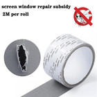 1pc Waterproof Window Screen Repair Tape Self Adhesive Mesh Patch - New
