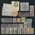  at1226  Great Britain - Gb - Approx 70 Fiscal Stamps  Faults Expected  High Cat