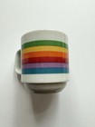Apple Machintosh Computer Mug Vintage 80s Rainbow Logo Mac