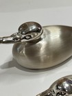 Vtg Hazorfim Silver Duck Figurines Pair Large Small Laminated 179g Ds01