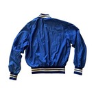 Vintage 80s Anheuser Busch Beer Satin Bomber Varsity Jacket Men   s Size L Usa