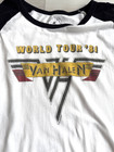 Trunk Ltd Van Halen World Tour 81 Raglan Sleeve s Xxl