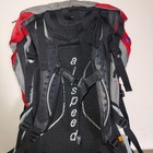 Osprey Atmos 50l Airspeed Hiking Backpack Cordura Camping Outdoors H2o Red Gray