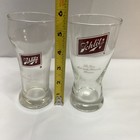 Set Of 2 Vintage Schlitz Beer  Glasses  The Beer That Made Milwaukee Famous 