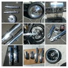 Harley   Front Forks Lower Legs 41 Mm  Polished Road King 2001 No Exchange
