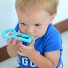 The Teething Key By    Made In Usa - Bpa Free Silicone Baby Teether Toy Teal