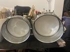 Latin Percussion Lp Aspire 13      14    Timbale Set Chrome Steel Very Good Conditio