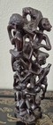 Large 15    African Mask Statue Totem Wood 3 3 Lbs Rare Htf Carved Sculpture 