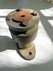 Vintage Bronze Boat Steering Helm Base Ship Wheel Mount Nautical Marine Antique