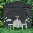 6 5 x6 5  Outdoor Canopy Tent Party Wedding Tent Pavilion 4 Removable Wall White