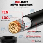 10awg Solar Panel Extension Cable Tinned Copper Solar Cable Pv Wire Connectors