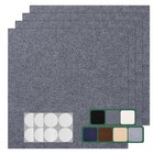 30 Pack Self-adhesive Carpet Tiles 12 x12  Anti-slip Peel   Stick Flooring - Dar