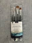 Aqua Elite Series 4850 Synthetic Kolinsky Watercolor Paint Brush 4 Piece Set