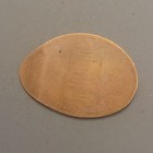 Rare Devils Tower National Monument Wyoming Elongated Pressed Penny Copper