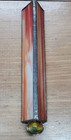Vintage Slag Triangle Kaleidoscope Stained Glass Marble Red-orange Marblescope
