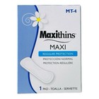 60 Count Maxithins Vending Machine  4 Sanitary Napkins Maxi Absorbency