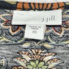 J Jill Shirt Women   s Xs Long Sleeve Blouse Black Floral Paisley