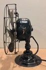 Circa 1917 Emerson Type 19666 Stationary Fan With Six Brass Blade And Brass Cage