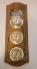 Vintage Weather Station Thermometer Barometer Humidity Ducks Signed 1994 Sunbeam