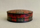 Rare Antique Wooden Tartan Ware Snuff Box - Civil War Connection - As Is