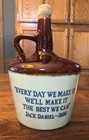 Vintage Old No  7 Jack Daniels Tennessee Whiskey Jug Stoneware Crock Decanter