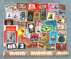 40 Vintage Matchbox Labels Worldwide Mixed Safety Match Foreign Paper Label Lot