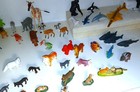 Vintage Plastic Rubber Animal Lot Cat Dog Jungle Safari Ocean Wildlife All Sizes