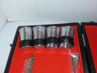 Vintage Mid Century Portable Travel Bar Case Set Mcm Executive Cocktail Kit Cups