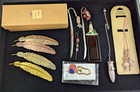Bookmark Lot     Assortment From Handmade To Vintage - 10 Bookmarks