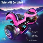 Electric Hoverboard Light-up Bluetooth Self Balance Hoverboard Commute Scooter