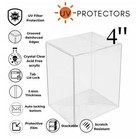Lot 5 20 50 100 Pop Protector Cases  0 4mm  For 4  Funko Pop  Vinyl Figures Box
