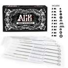 50 Mixed Assorted Tattoo Needles 10 Sizes - Round Liner Shader Magnum 3 5 7 9 Rs