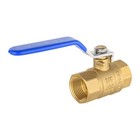 Efield 10pcs 3 4 Inch Fnpt Full Port 600wog Fnpt Brass Ball Valve  blue Level